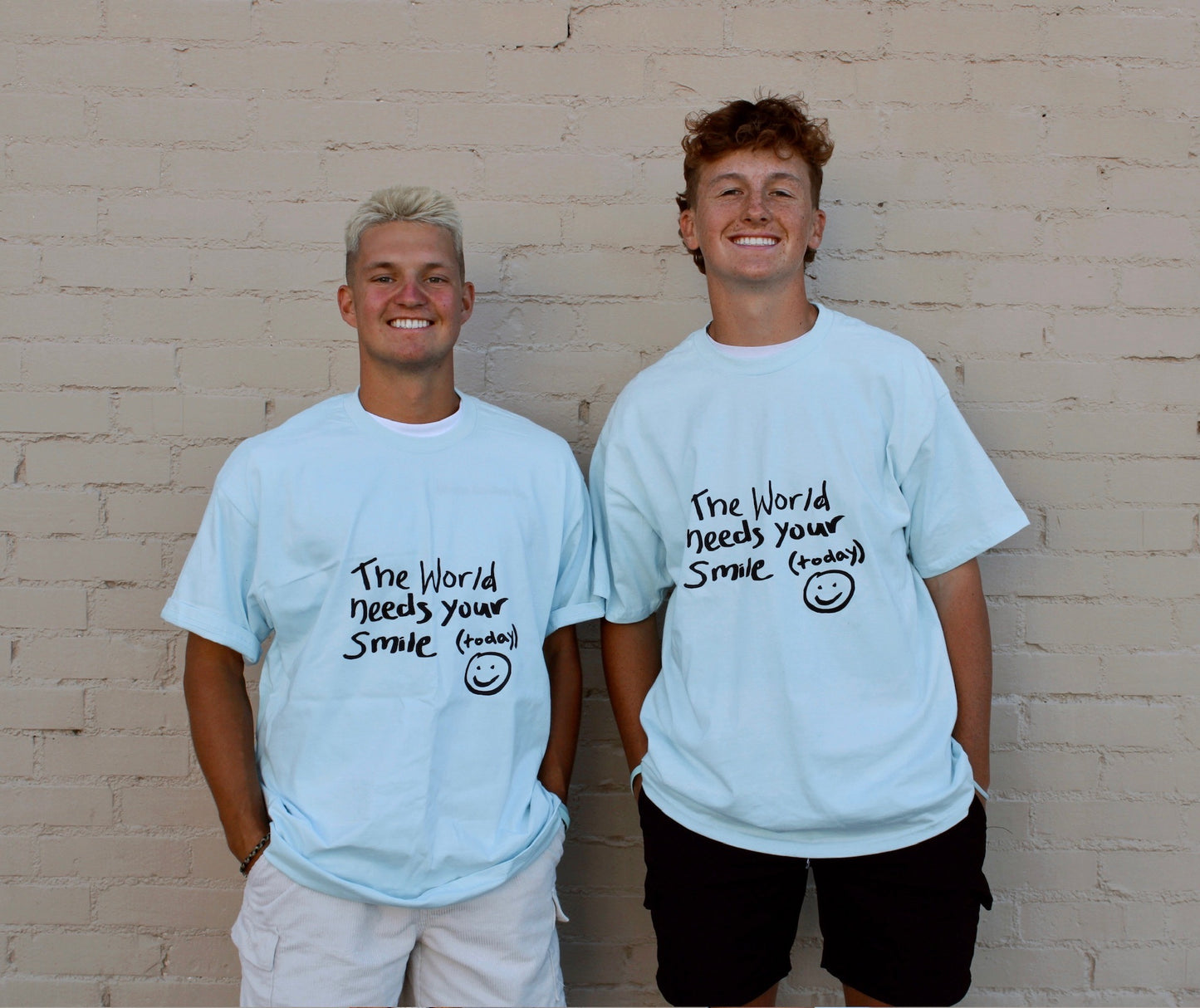 World Needs Your Smile Today Tee