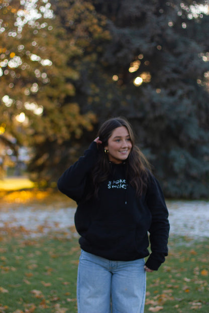 stoke smiles hoodie
