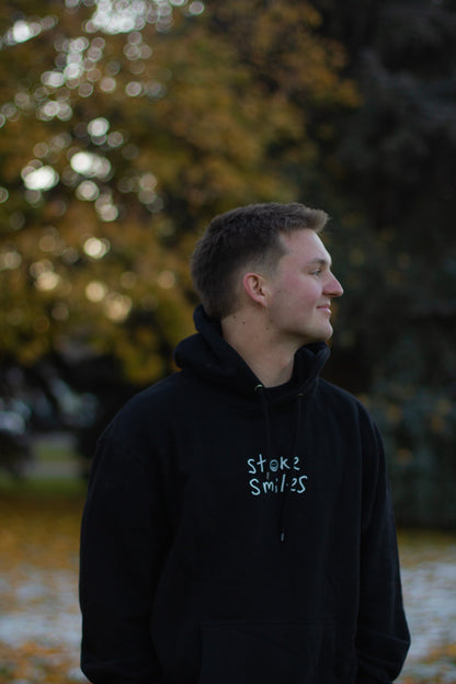 stoke smiles hoodie