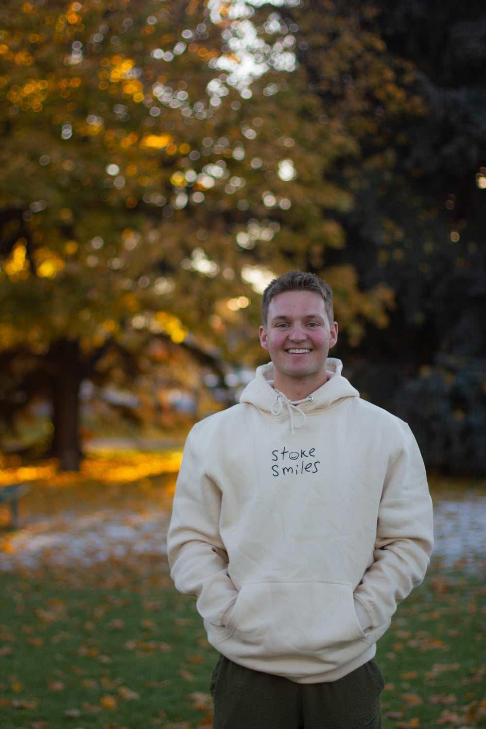 stoke smiles hoodie