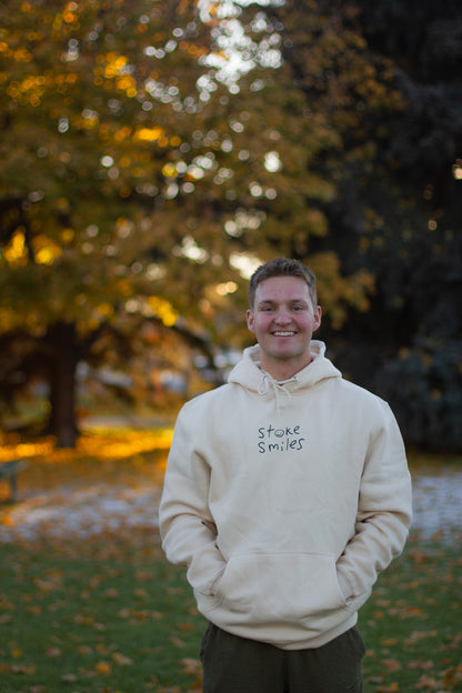 stoke smiles hoodie